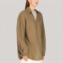 Vintage Faux Two Piece Long Sleeved Shirt