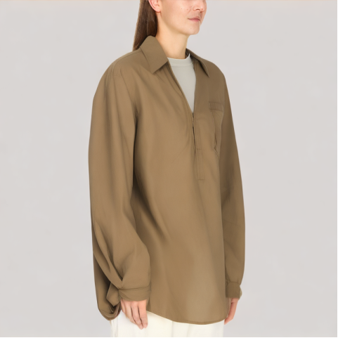 Vintage Faux Two Piece Long Sleeved Shirt