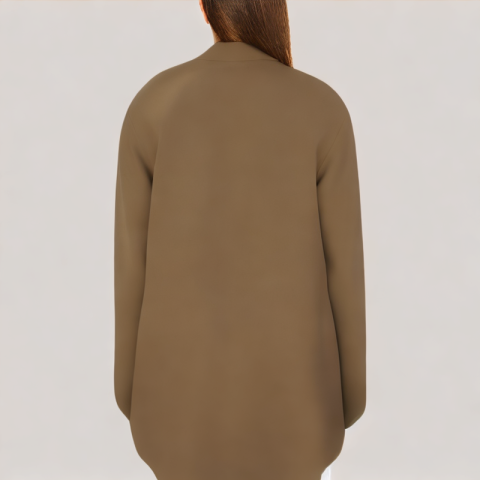 Vintage Faux Two Piece Long Sleeved Shirt