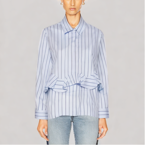 Casual Commuter Striped Shirt