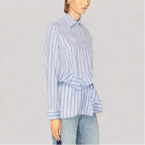 Casual Commuter Striped Shirt