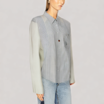 Versatile Casual Striped Long Sleeve Shirt