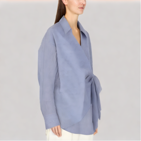 Cross Strap Long Sleeve Shirt