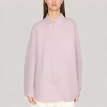 Solid Color Casual Long Sleeve Shirt