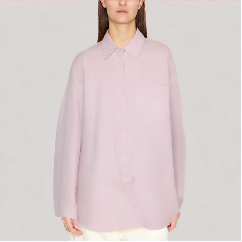 Solid Color Casual Long Sleeve Shirt