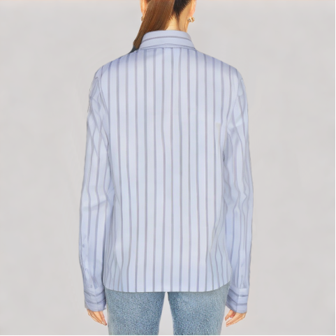 Casual Commuter Striped Shirt